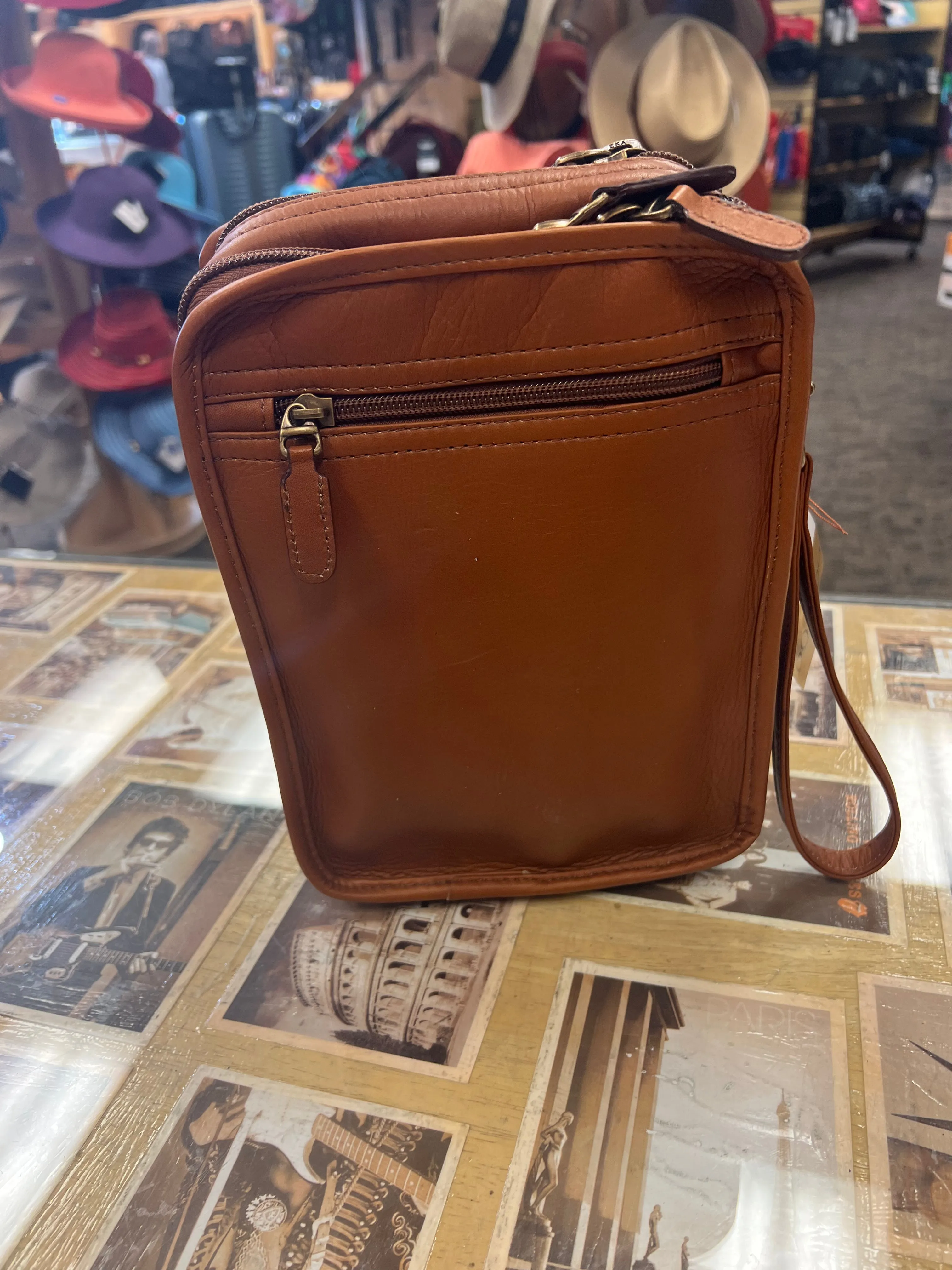 Leather Travel Tote