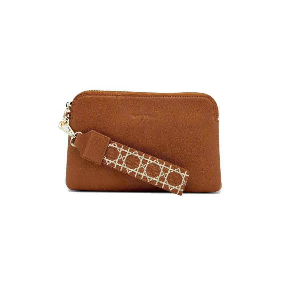 LOUENHIDE MANDY WRISTLET TAN