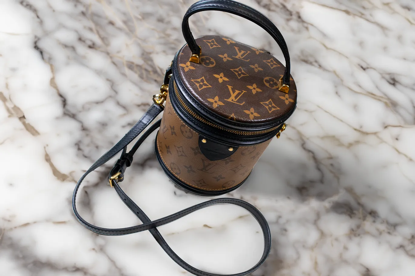 Louis Vuitton Monogram Cannes Crossbody Bucket Bag