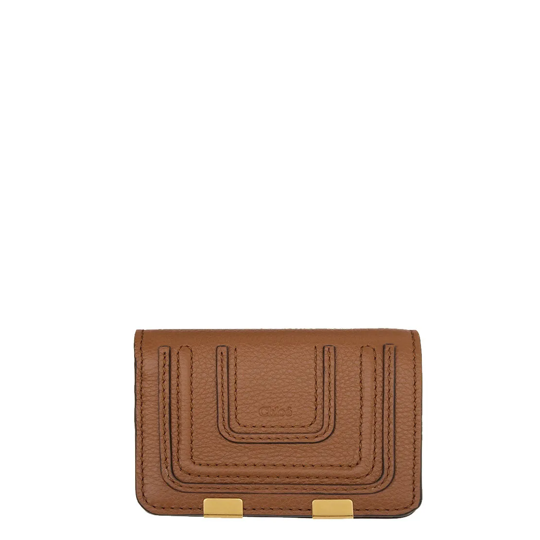 Marcie Flap Card Holder, Tan