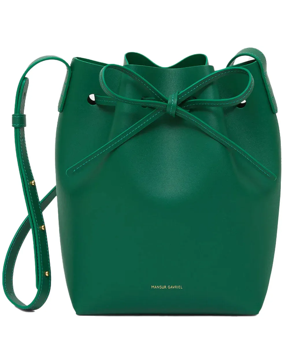 Mini Bucket Bag in Leaf