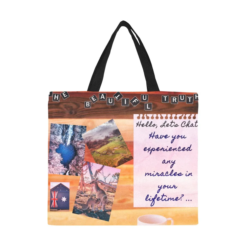 Miracles Canvas Tote