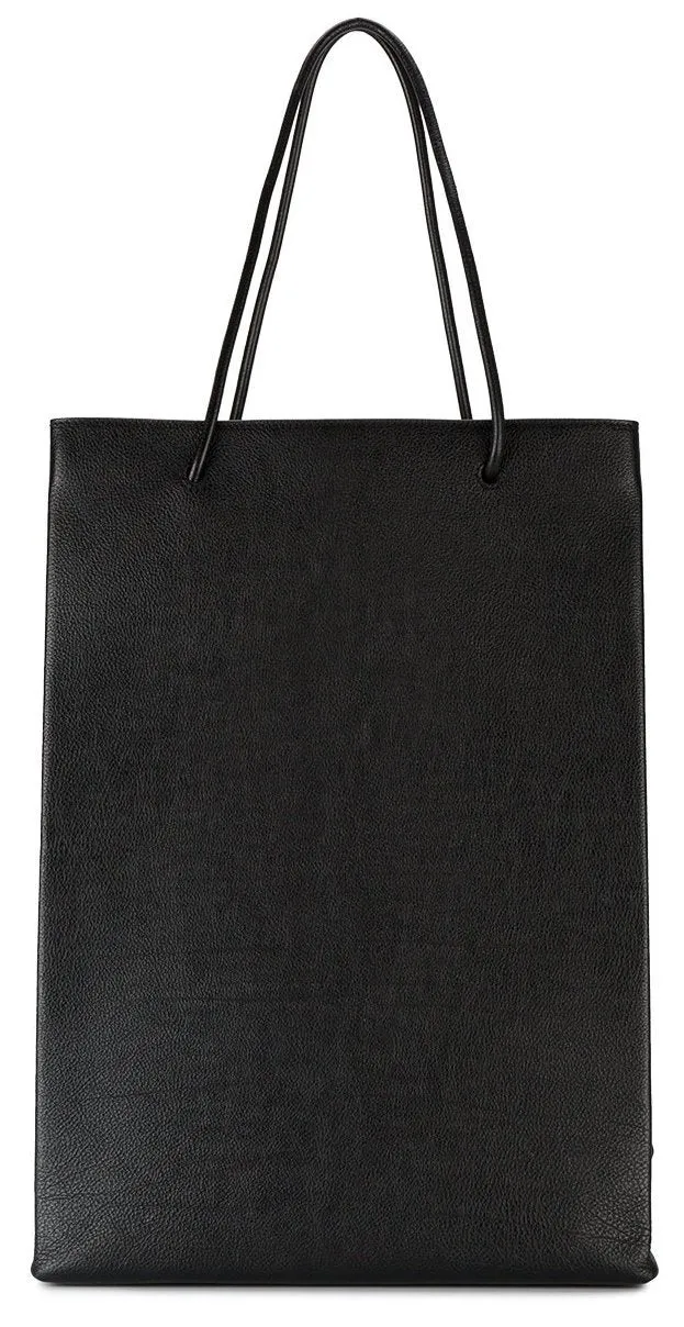 North-South Medium Shopping Bag, Black