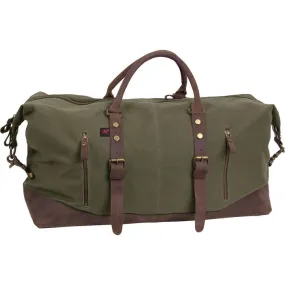 Olive Drab - Extended Canvas Weekender Bag