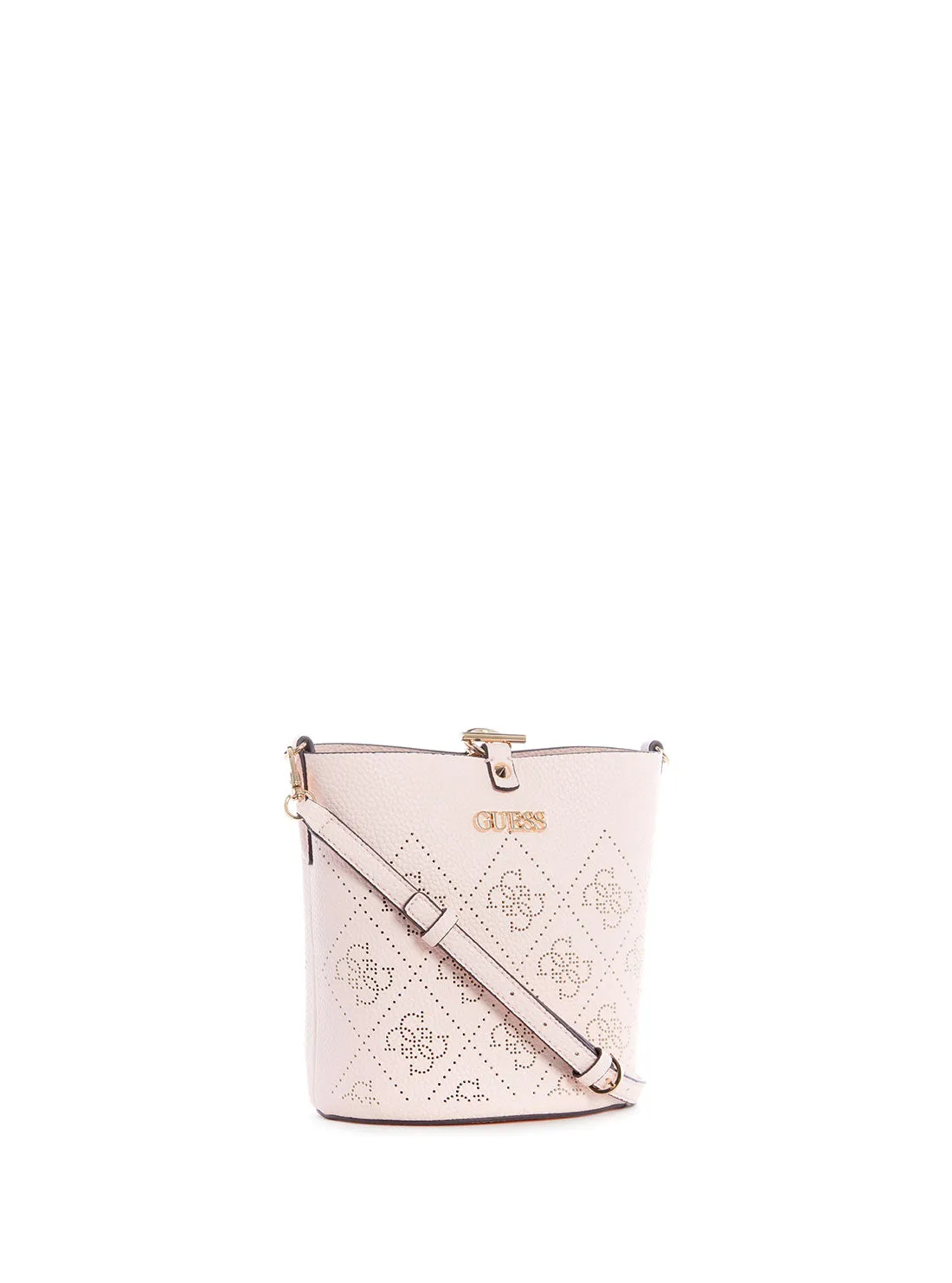 Pink Amara Crossbody Bucket Bag