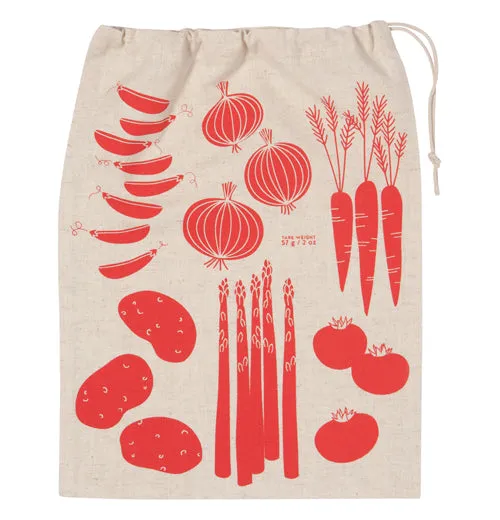 Produce Bag (Set of 3) "Fruits and Veggies"