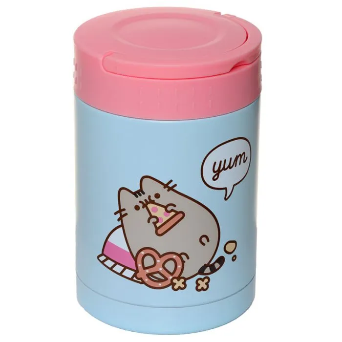 Puckator - Lunch Pot  | Pusheen the Cat Foodie | Hot & Cold Lunch Pot | 500ml