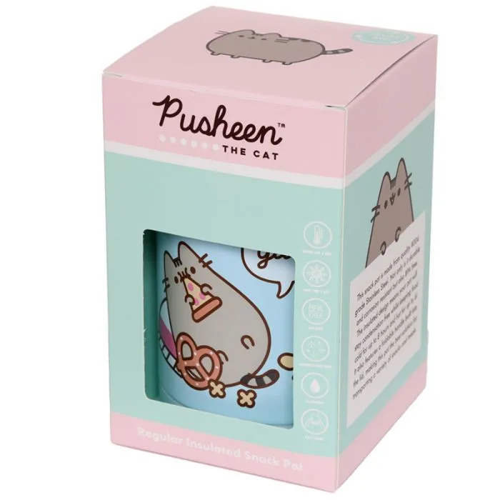 Puckator - Lunch Pot  | Pusheen the Cat Foodie | Hot & Cold Lunch Pot | 500ml