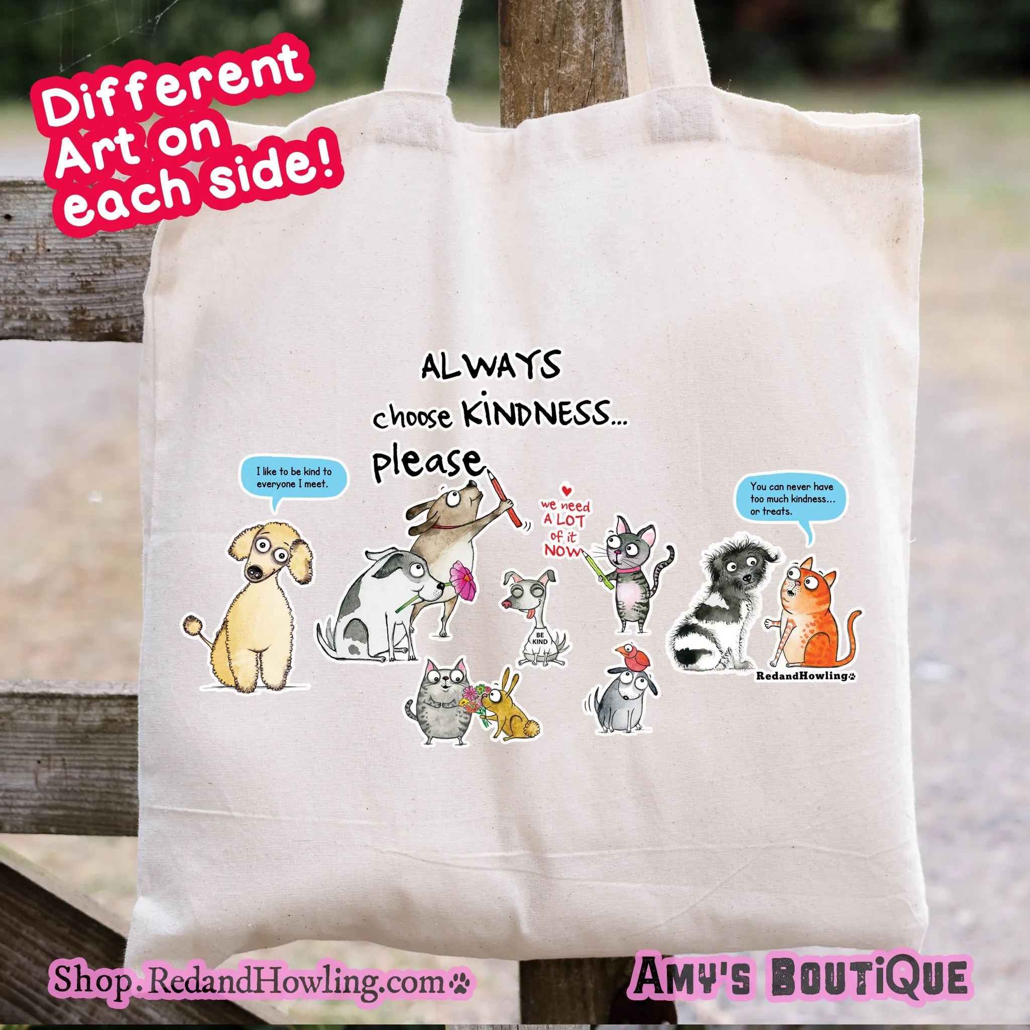 "Be Kind" Shopping Tote