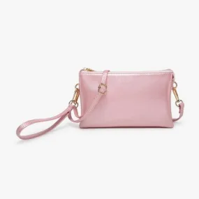 Rose Quartz Wristlet Crossbody