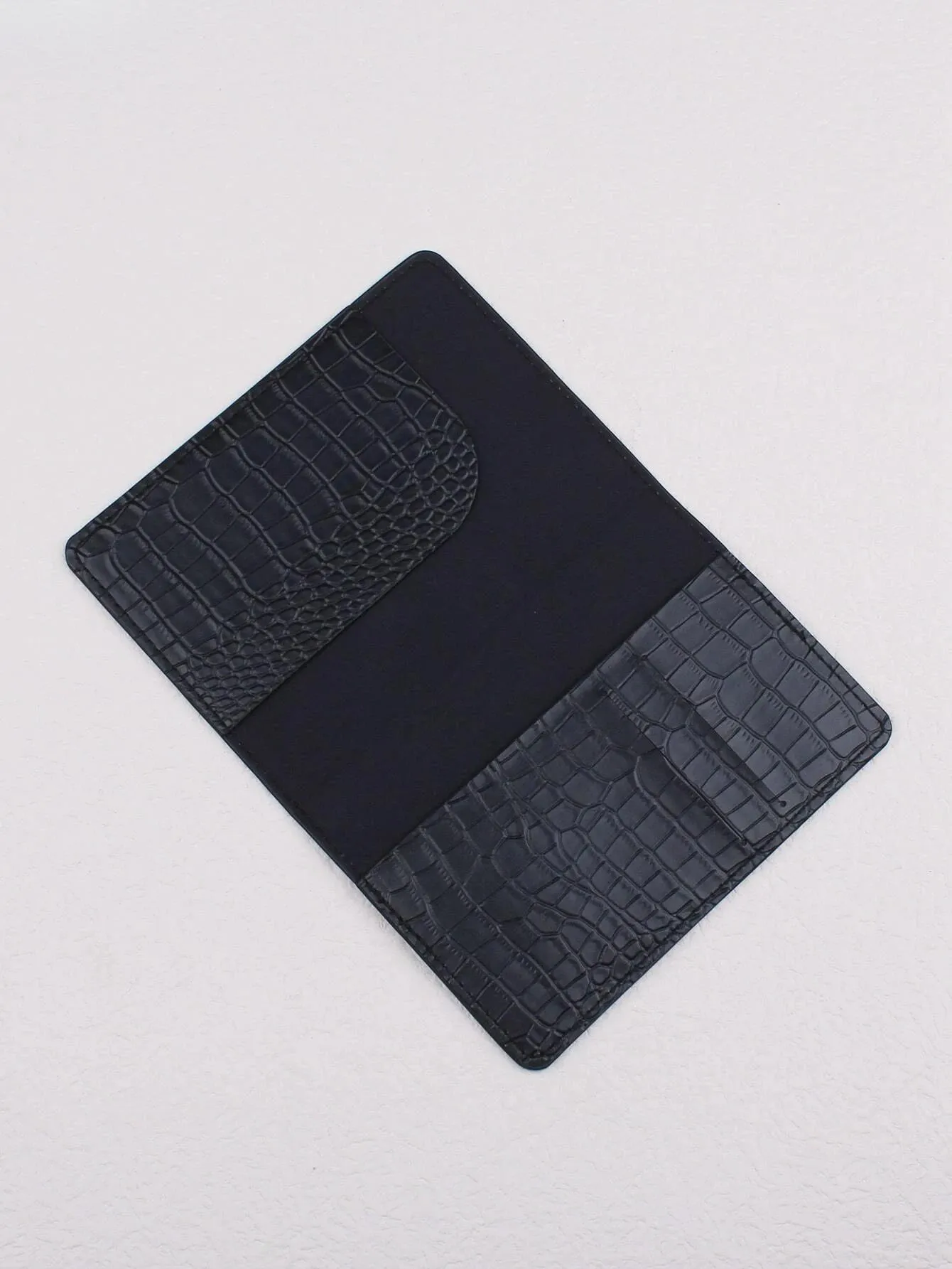 Shein Croc Embossed Passport Case