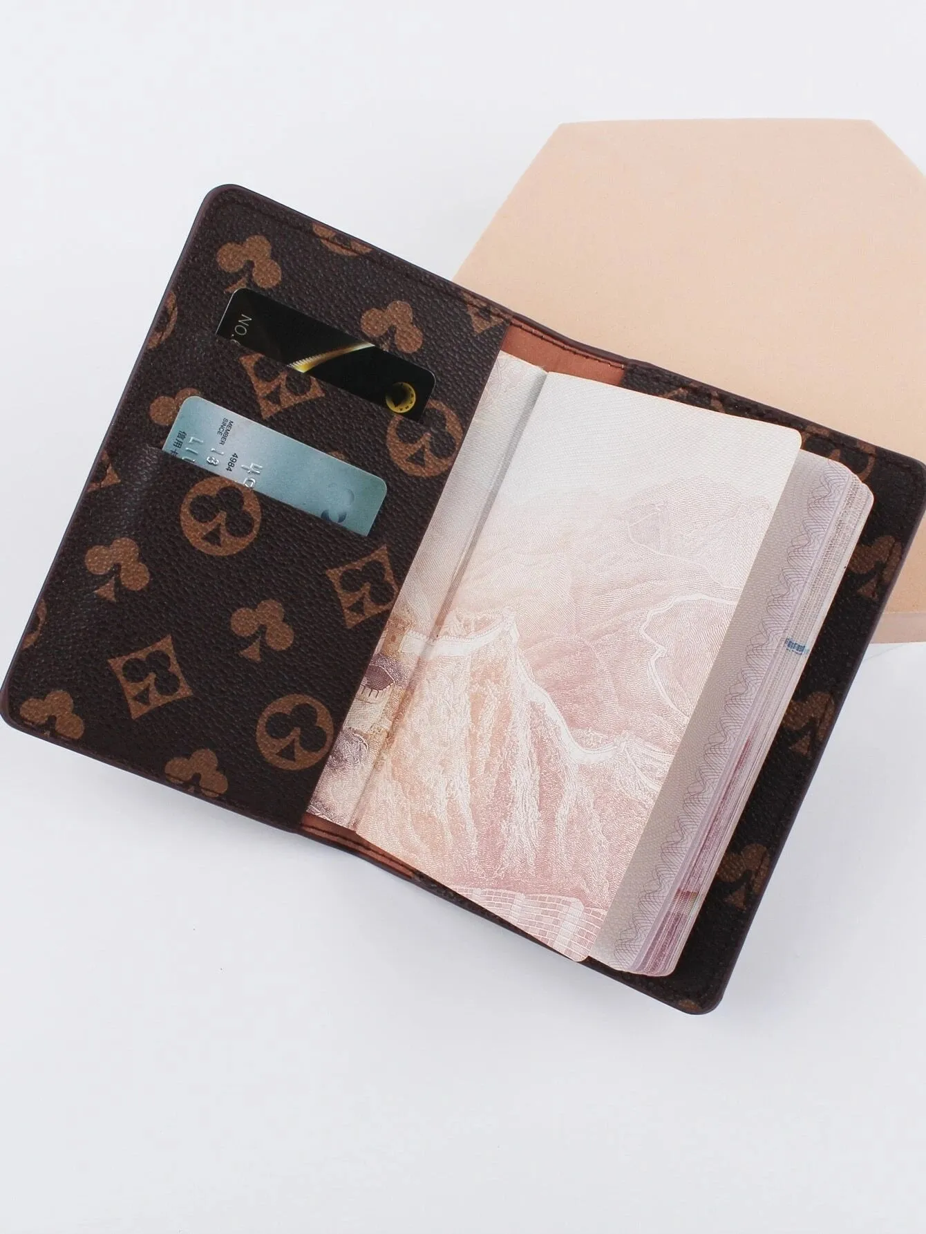 Shein Geo Graphic Passport Case