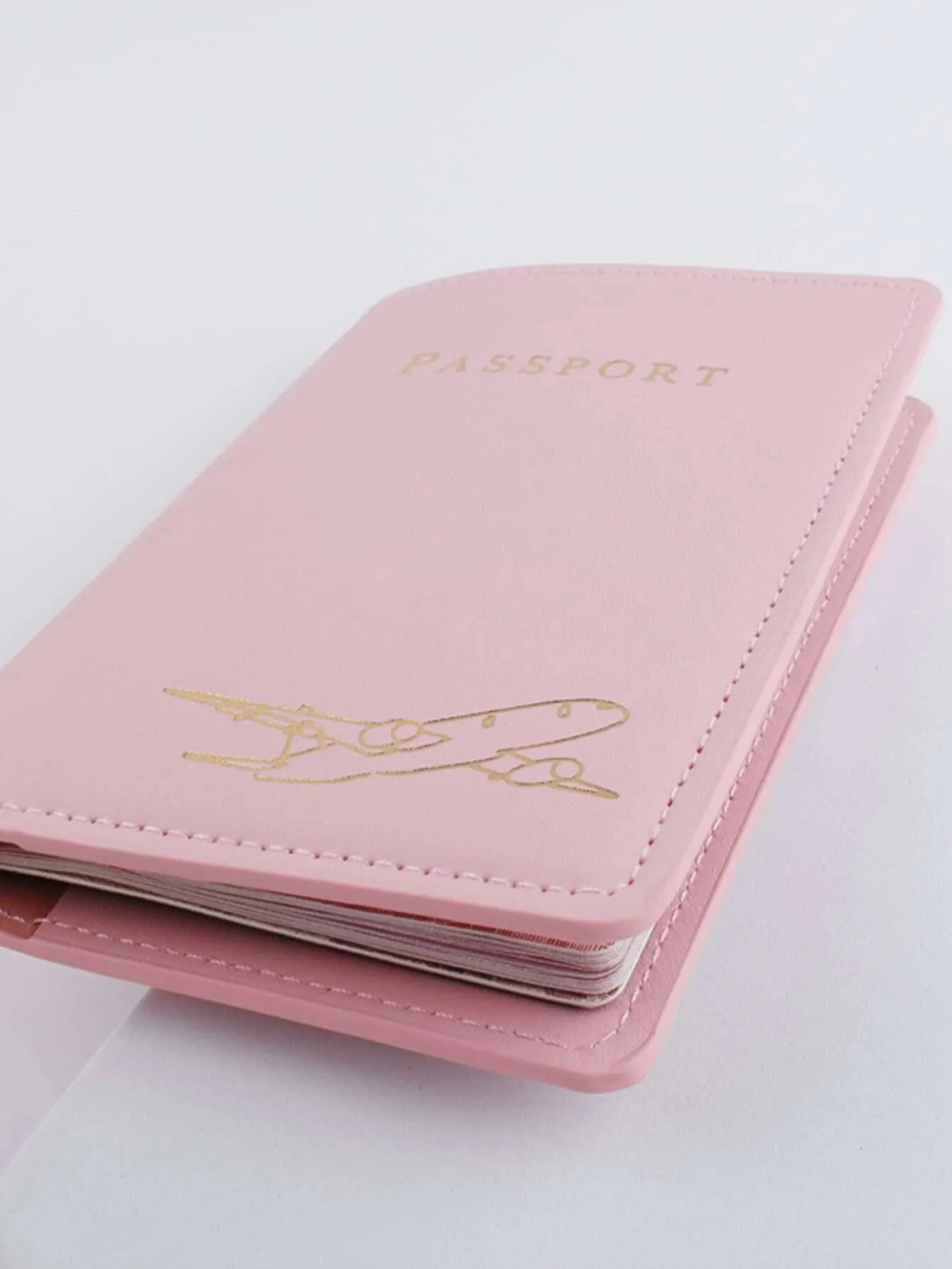 Shein Letter Graphic Passport Case