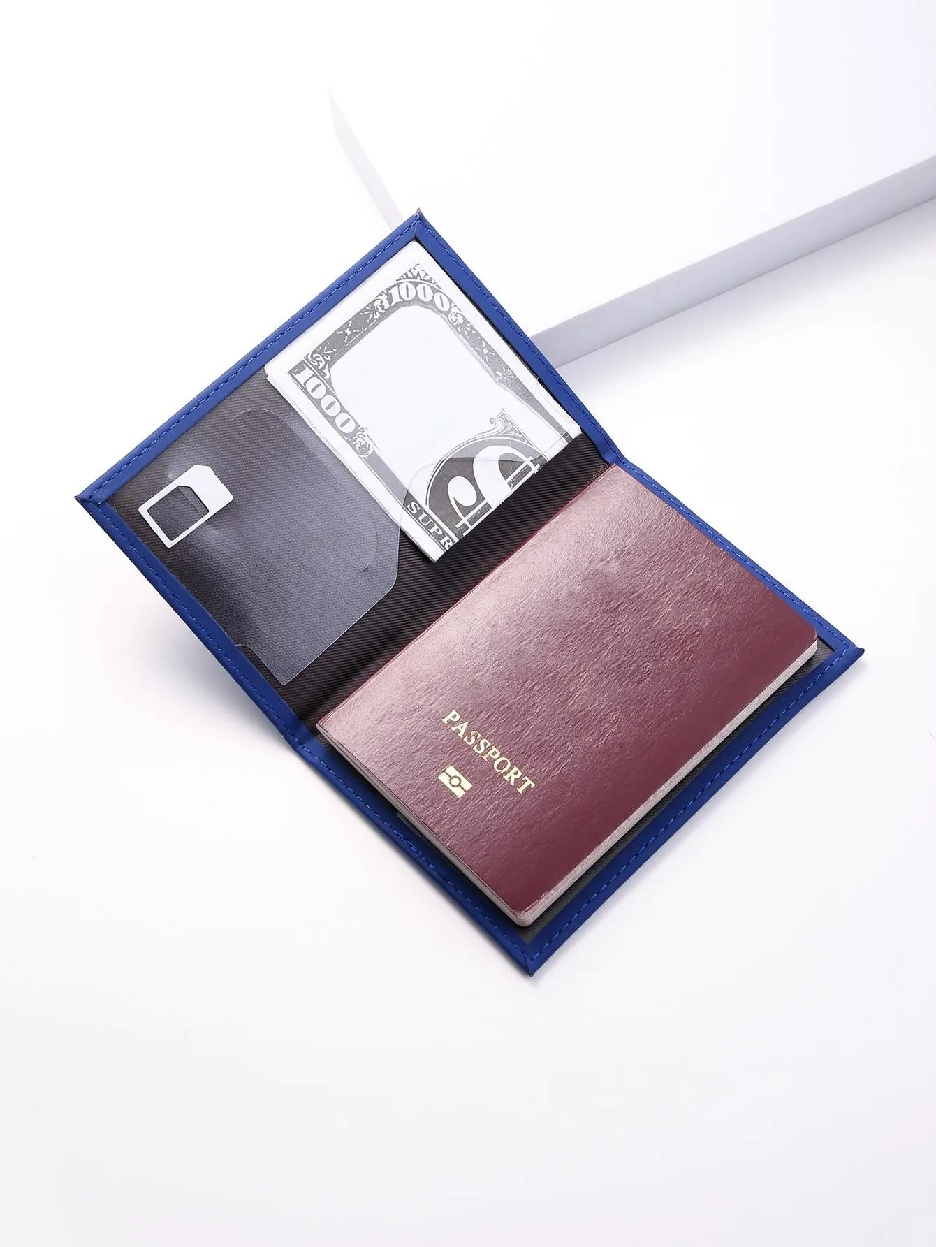 SHEIN PU Leather Travel Passport Cover Fashion Women Passport Holder Case for Men Travel Document vacation accessories for holiday season