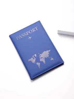 SHEIN PU Leather Travel Passport Cover Fashion Women Passport Holder Case for Men Travel Document vacation accessories for holiday season