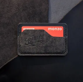 'SlimJim' Leather Travel Card Holder - Black