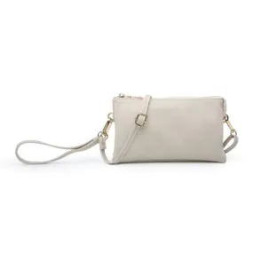 Solid Wristlet Crossbody Ivory