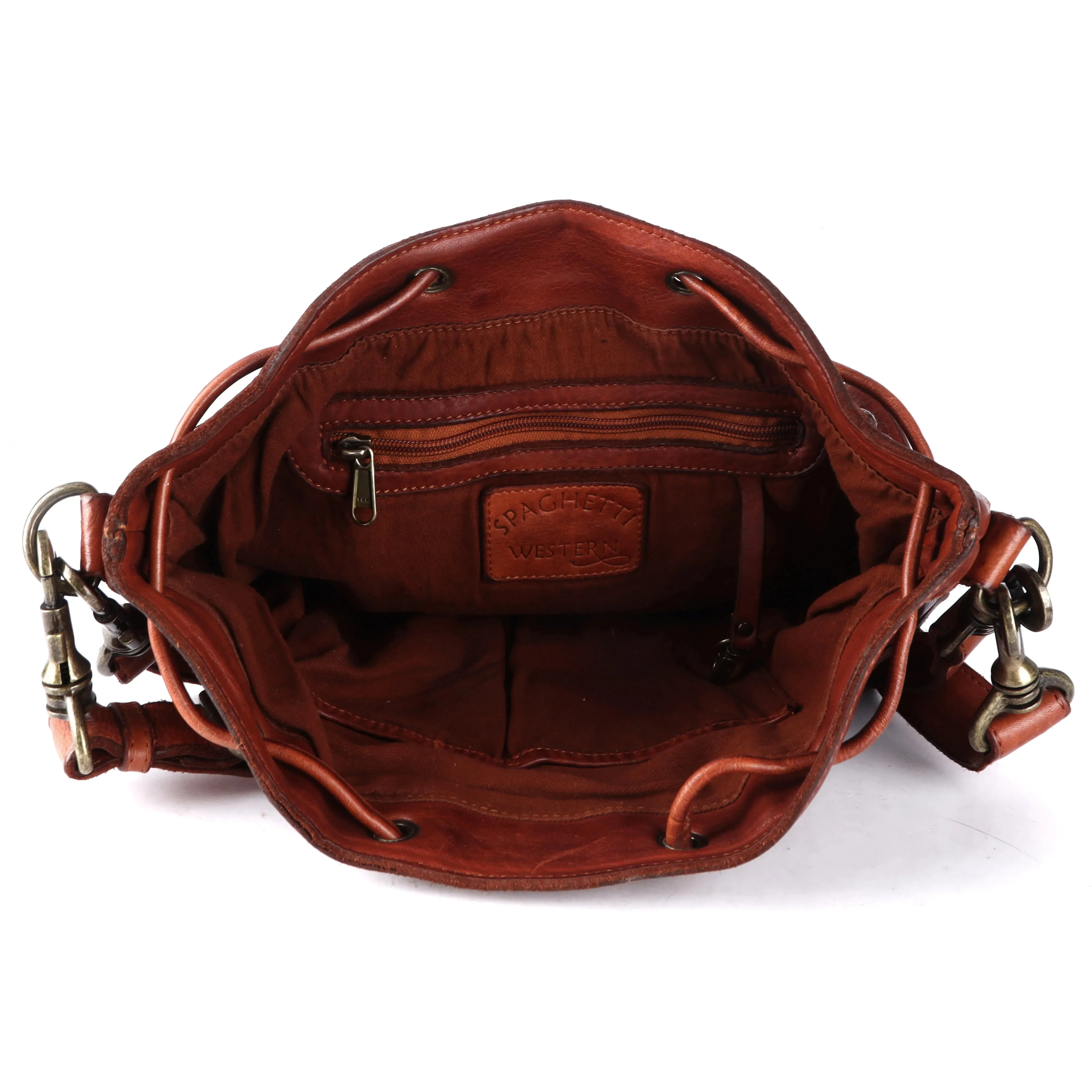 Spaghetti Western Vintage Handmade Hobo Bucket Handbag