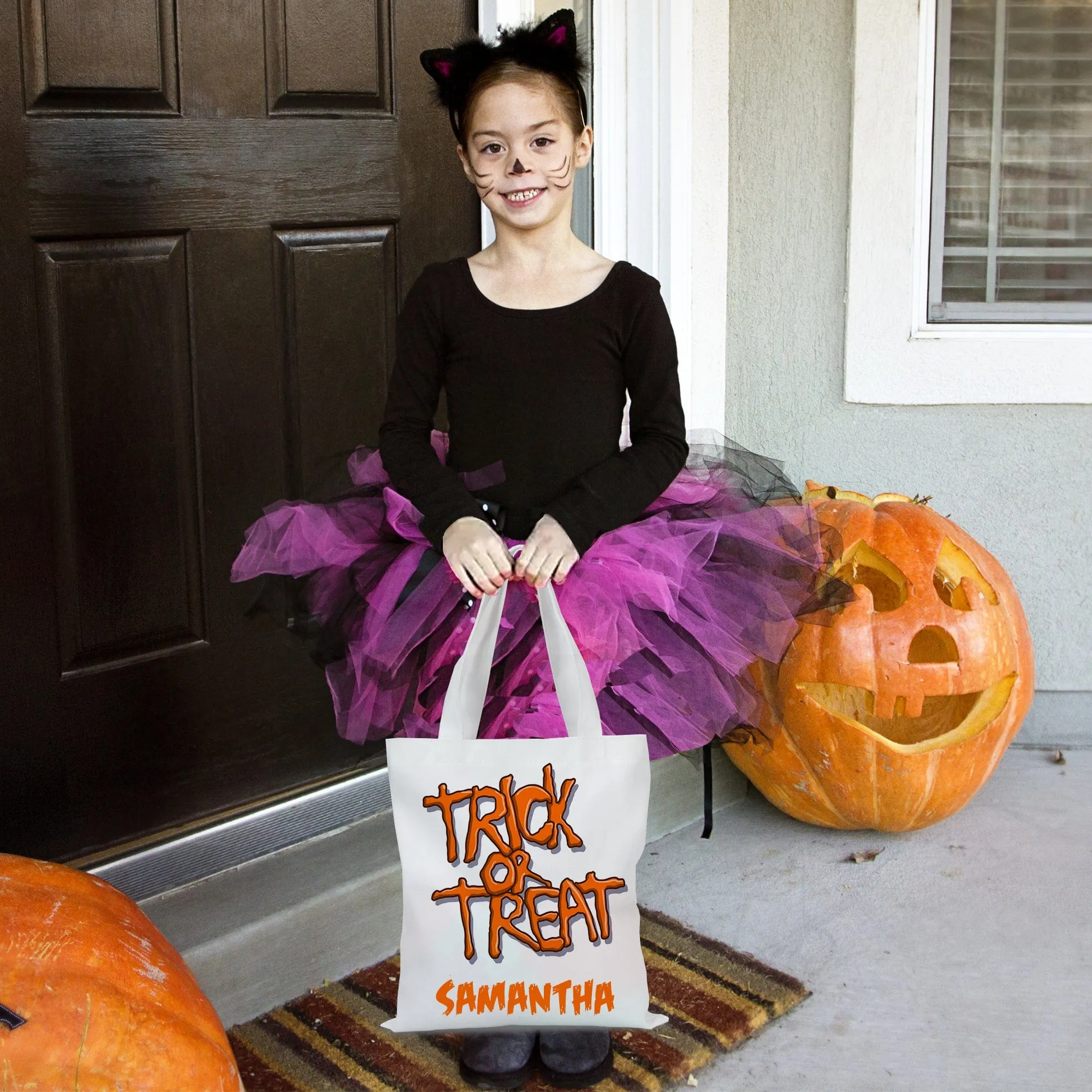 Spooktacular Personalized Halloween Tote Bags: The Perfect Surprise for Your Little Monsters!