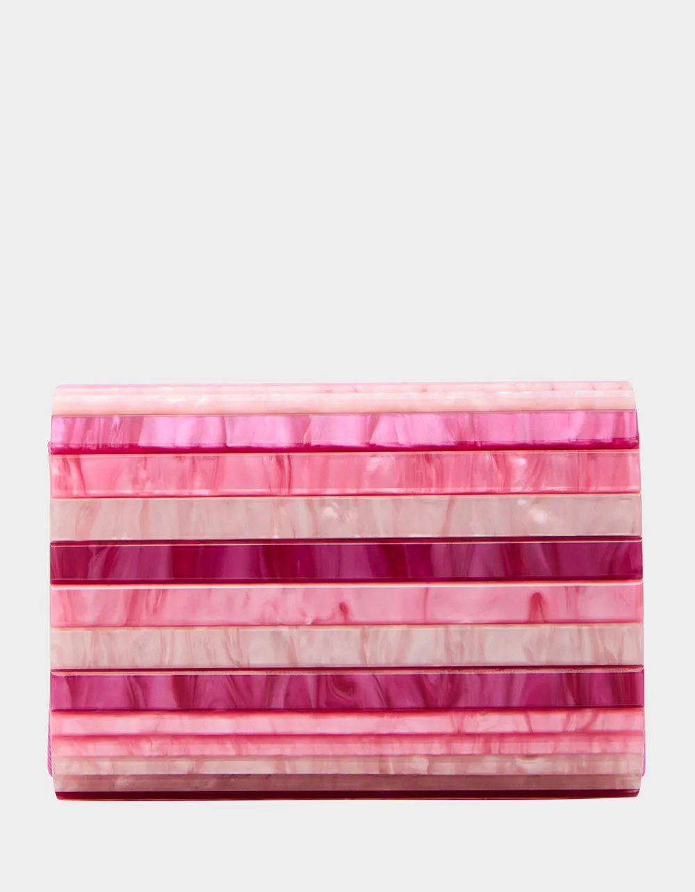 STRIP STRIP HOORAY MICRO CLUTCH PINK