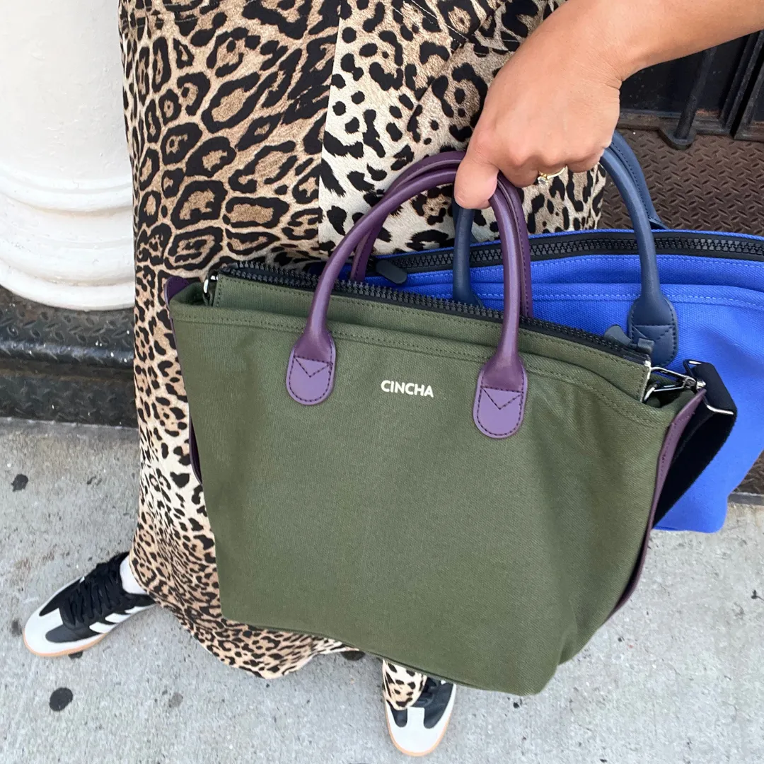 The Mini Canvas Go-Tote - Olive