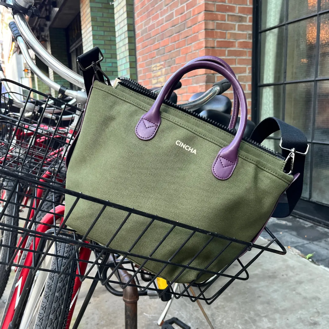 The Mini Canvas Go-Tote - Olive