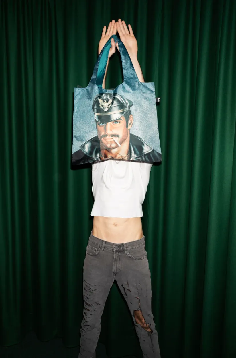 TOM OF FINLAND DAY & NIGHT RECYCLED BAG BY LOQI