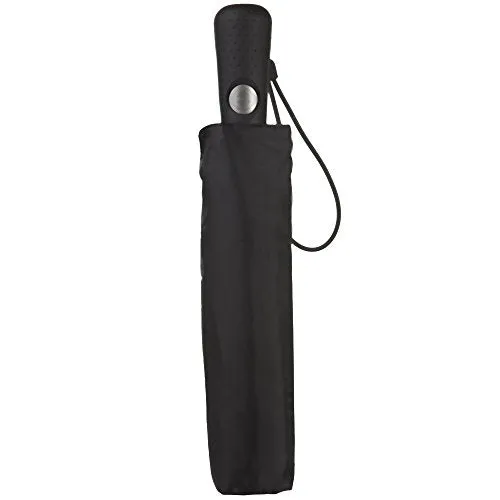 Totes Blue Line Golf Size Auto Open Close Umbrella - Black