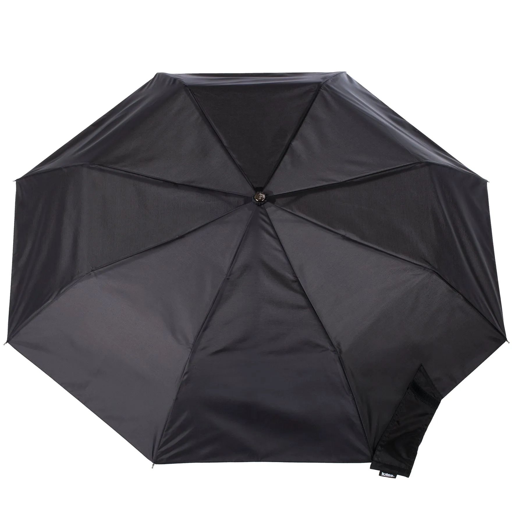 Totes Titan Portable Travel Umbrella – Windproof, Waterproof, Strong, Compact Umbrella – Perfect for the Car, Backpack, and On-the-Go