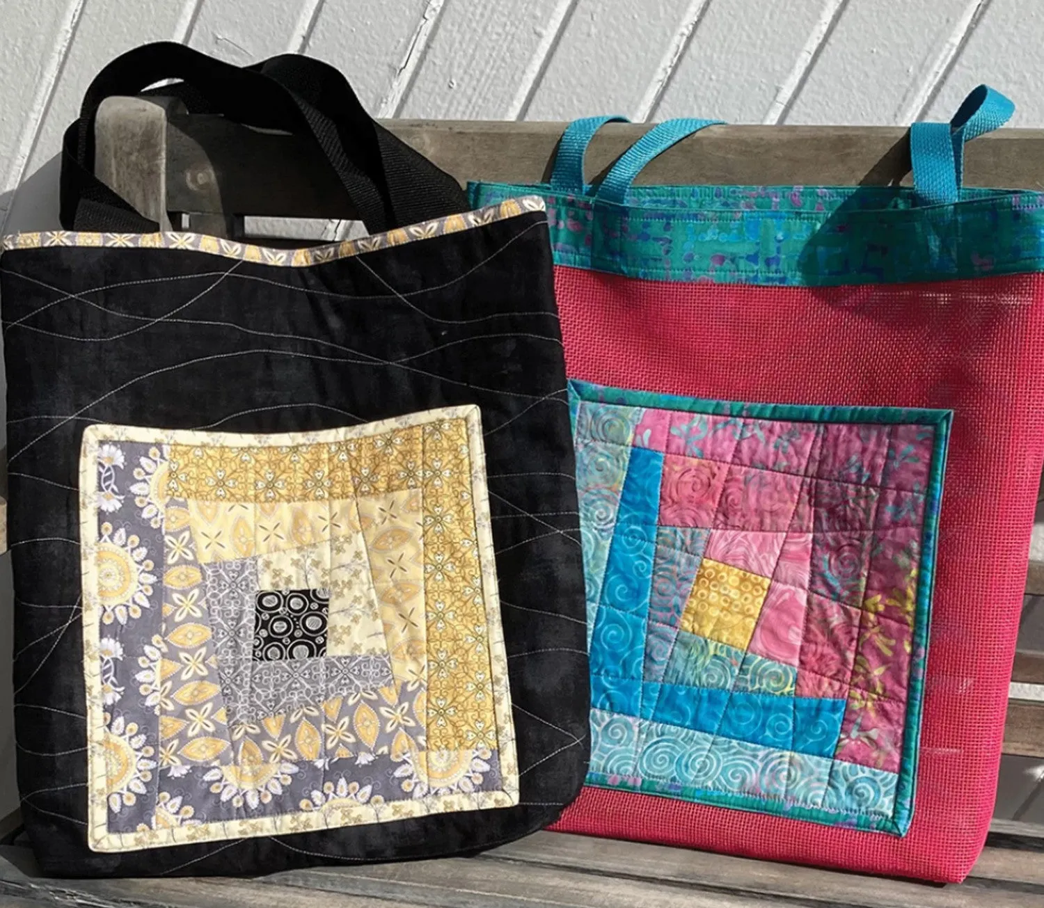 Two Wonky Totes Pattern