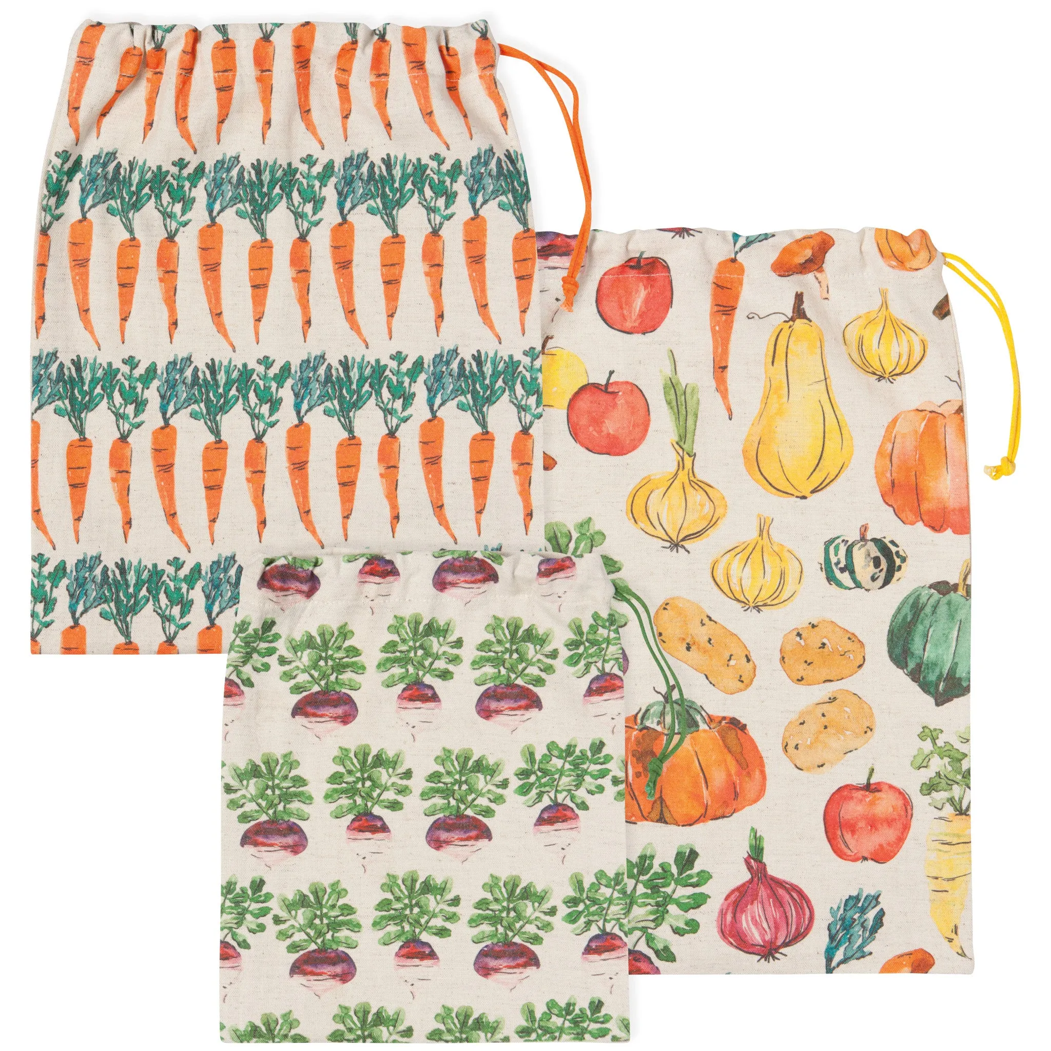 Veggie Stand Produce Bags Set of 3