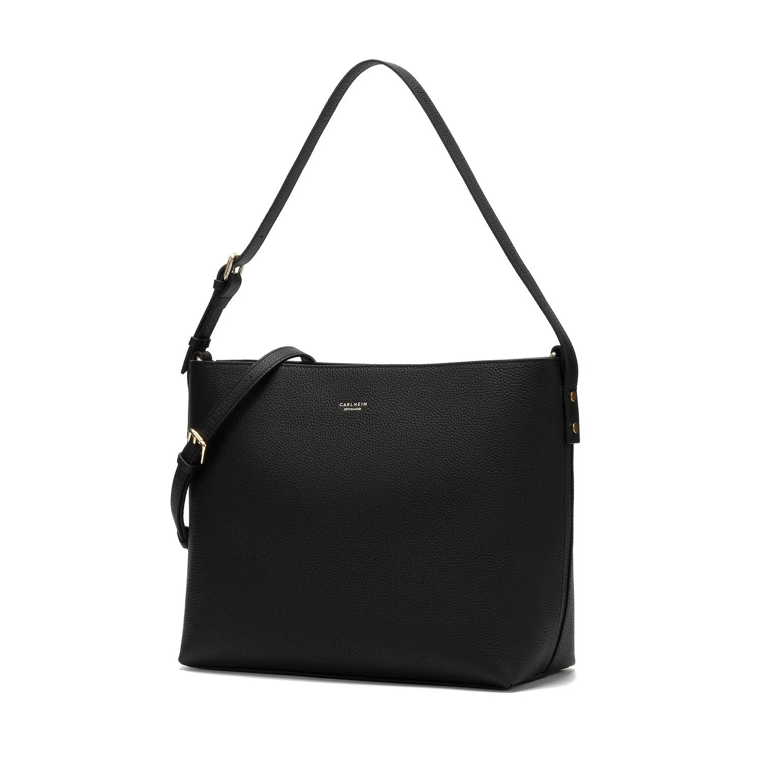 Victoria Genuine Leather Handbag (Black)