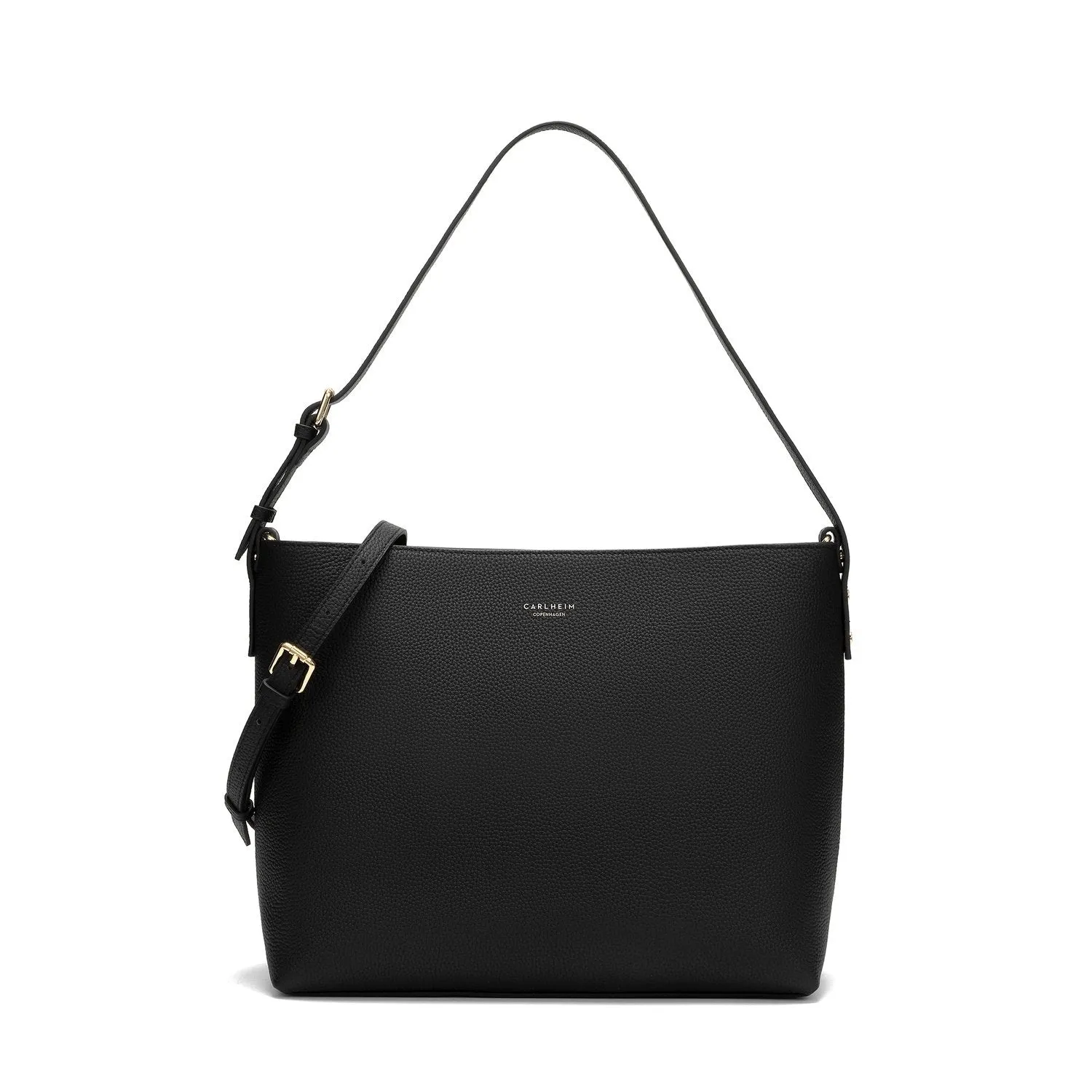 Victoria Genuine Leather Handbag (Black)