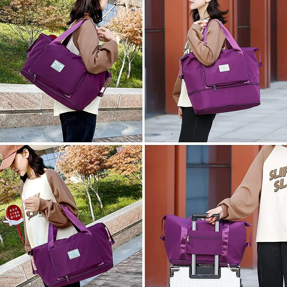 Women's Travel Bag - Large Capacity - Tote Foldable Luggage bag