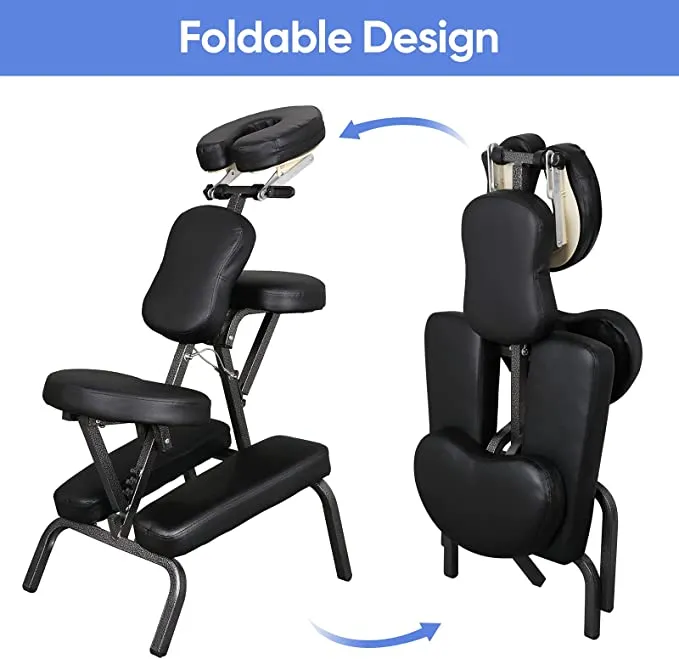 ZENY™Portable Massage Chair Foldable Tattoo Therapy Chair Spa Salon Massage Chair